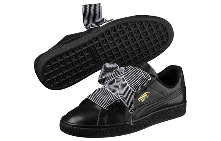 (WMNS) PUMA Enzobasket Heart Black/Gold 365198-01