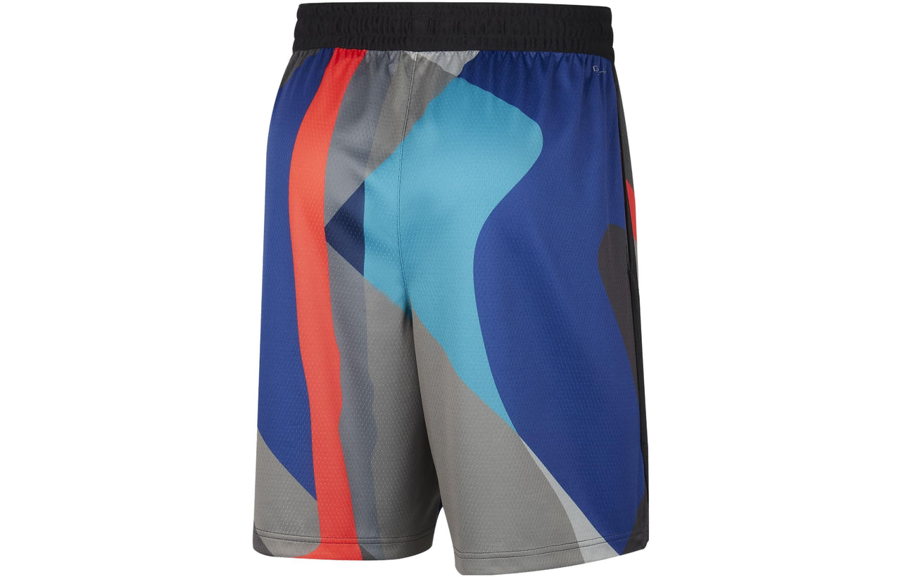 Nike Dri-FIT x Kaws Brooklyn Nets 2023/24 City Edition NBA Swingman Shorts 'Multi-Color' DX8694-010