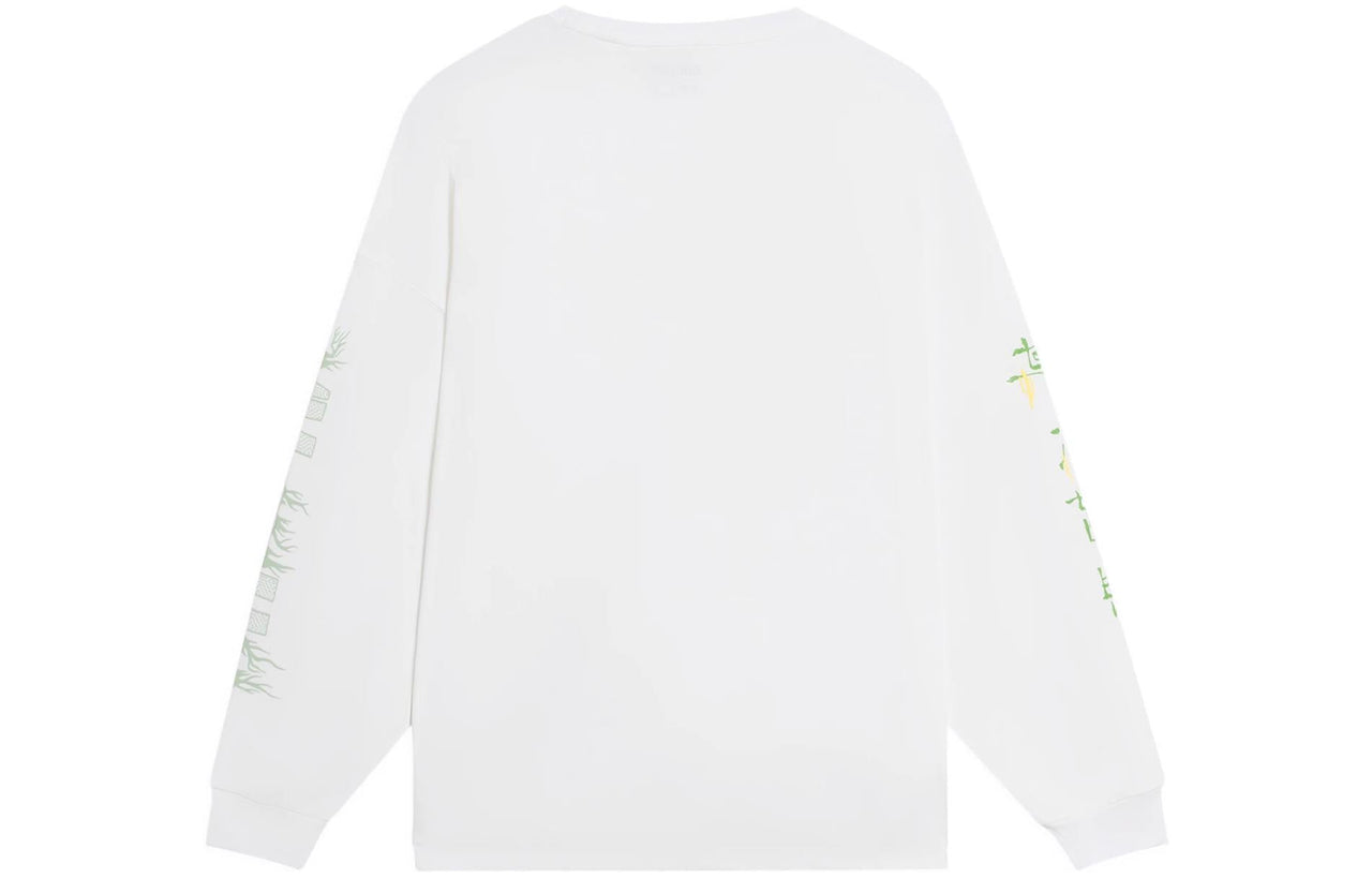 Li-Ning BadFive Graphic Long Sleeve T-shirt 'White' AHSS727-1