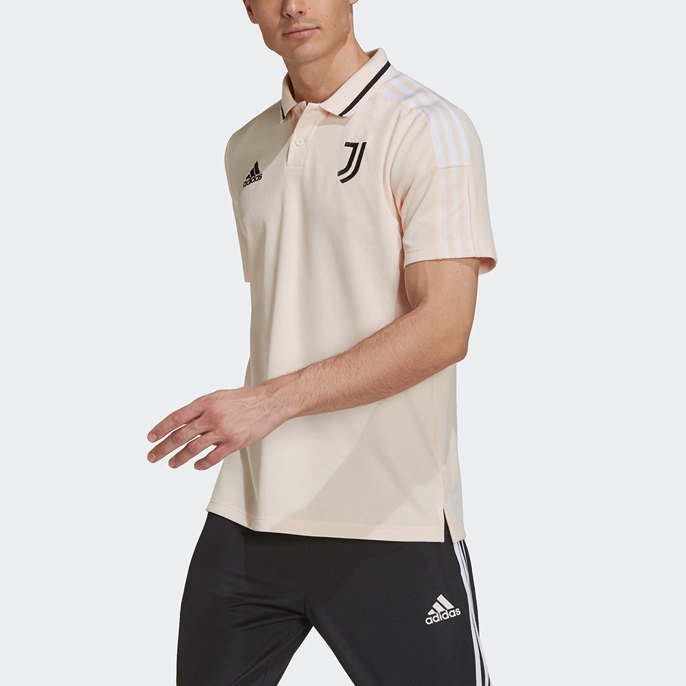 adidas Juve Polo Juventus Soccer/Football Sports Short Sleeve Polo Shirt Pink GK8609