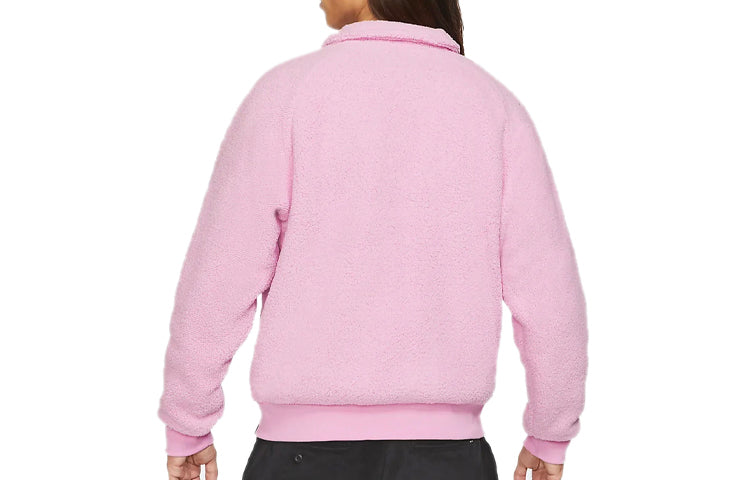 Nike SB Sherpa Solid Color Sports Skateboard Jacket Pink CK5286-629