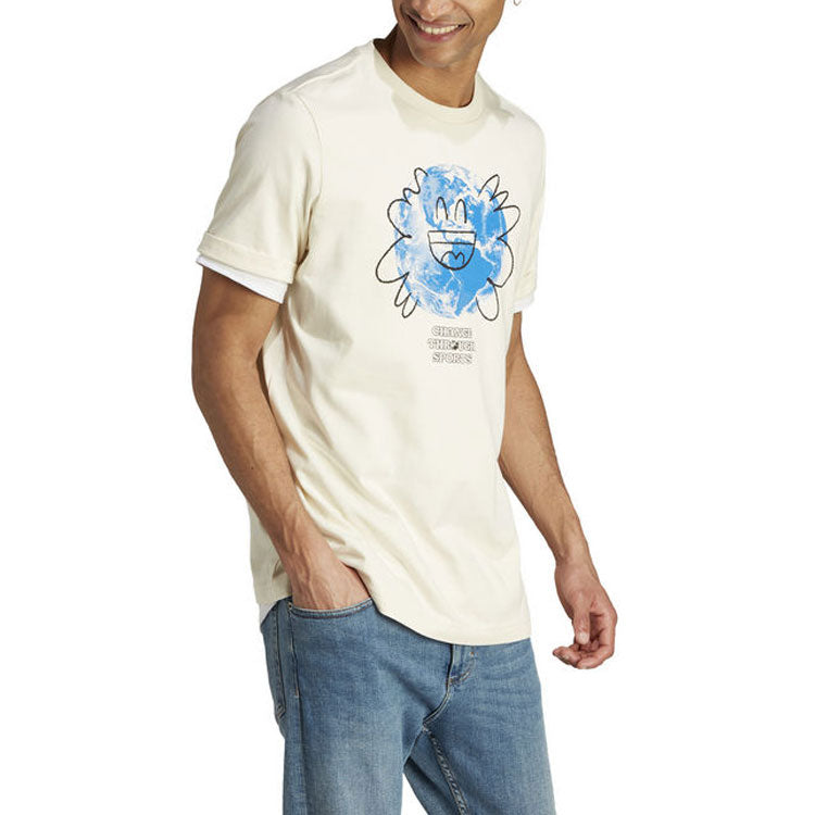 adidas Sportswear Change Through Sports Earth Tee 'Beige' HY1343