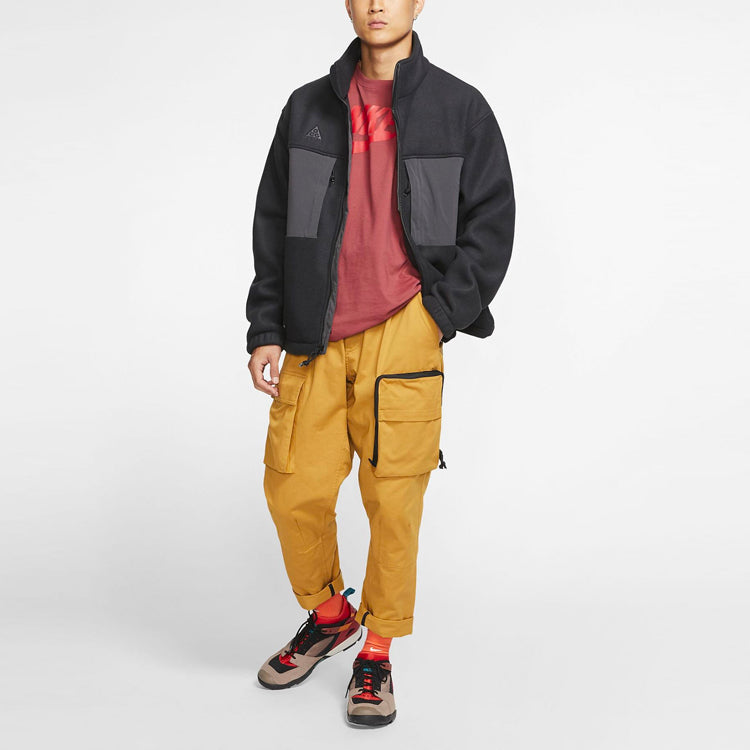 Nike ACG Splicing polar fleece Jacket Black BQ3446-011