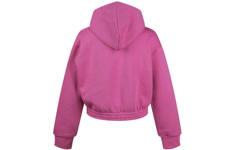 (WMNS) Nike Sportswear Logo Printing Hoodie Purple CJ2035-691