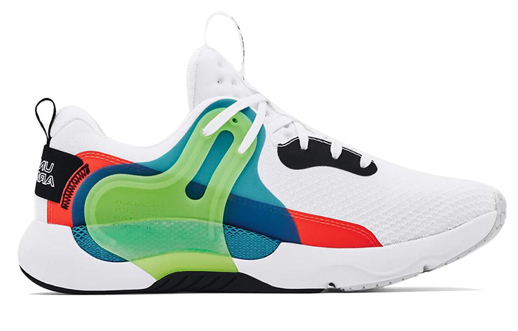 Under Armour HOVR Apex 3 Running Shoes White/Green 3024271-100