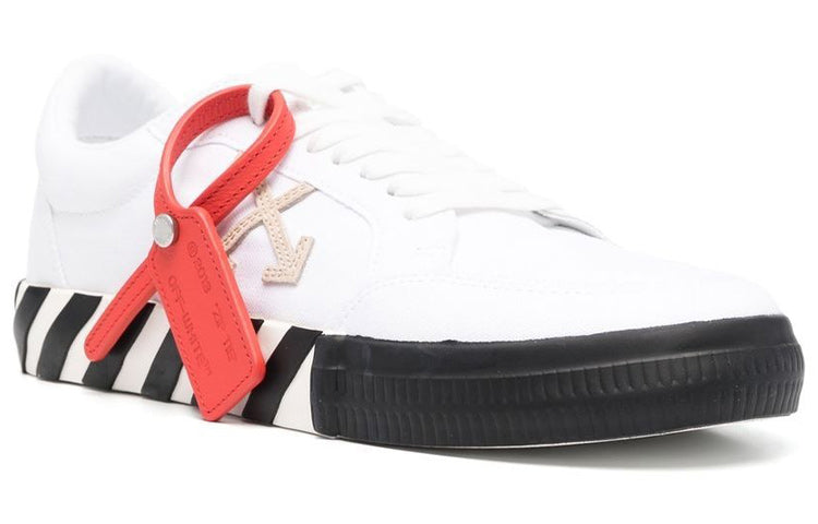 Off-White Vulc Sneaker 'White Black Red' OMIA085S23FAB0010117