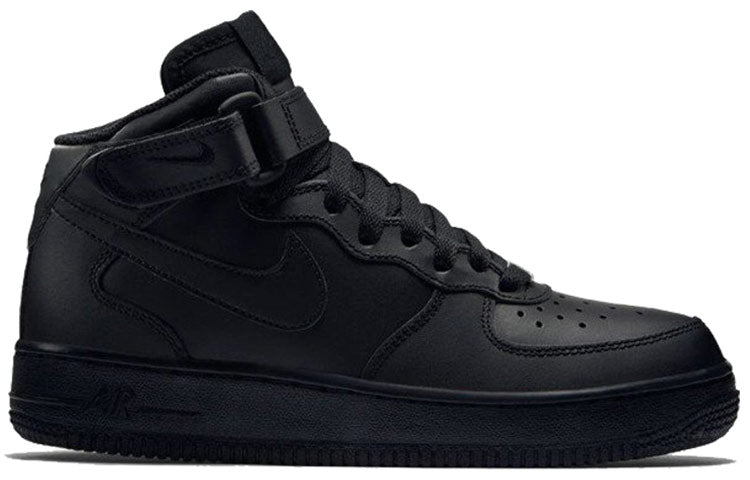 (GS) Nike Air Force 1 Mid 'Black' 314195-004