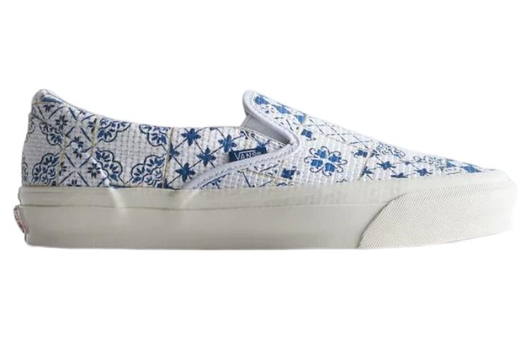 Vans Kith x OG Classic Slip-On LX 'Azulejo Tile' VN0A32QNWHT