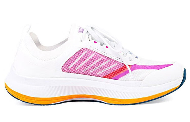 (WMNS) Skechers Go Run Pulse Fast Stride 'White Pink' 128658-WMLT