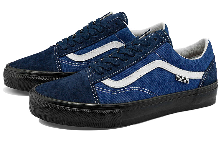 Vans Unisex Skate Old Skool VCU Sneakers Black/Blue VN0A4BWANGV