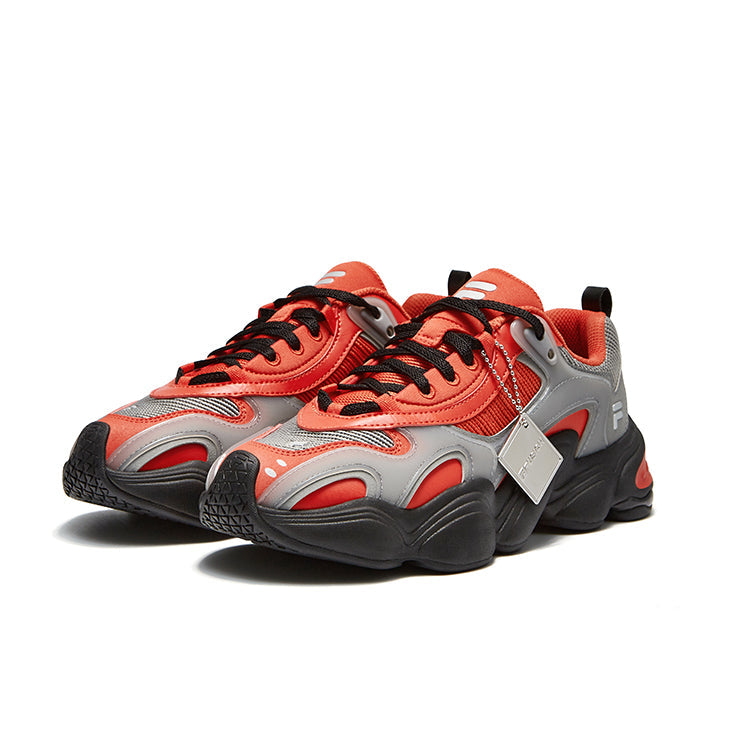 (WMNS) FILA FUSION Tenacity x BEP Sneakers 'Orange Grey Black' T12W334101FOB