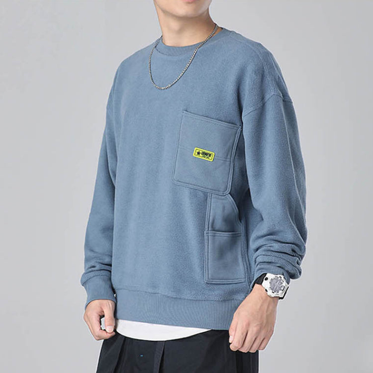 Converse Carpenter Crew Pullover Sweater 'Lakeside Blue' 10019956-A05