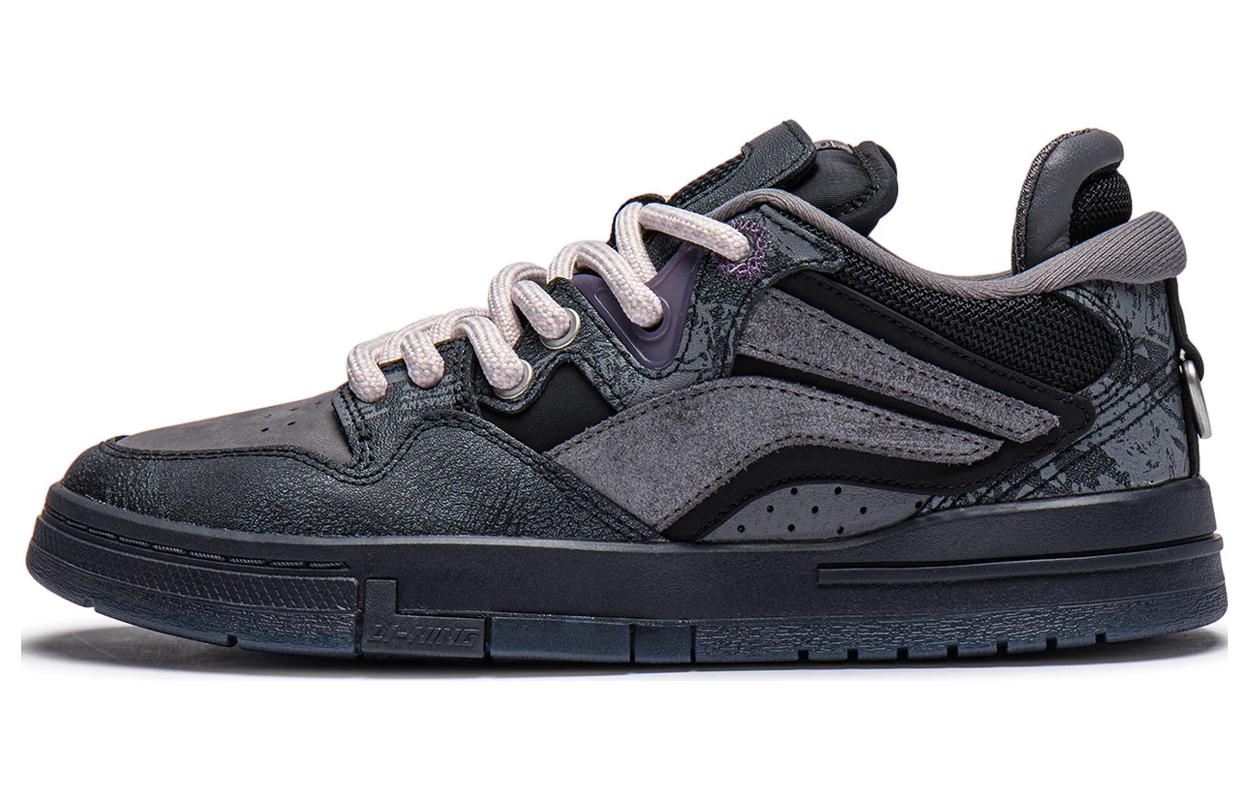 (WMNS) Li-Ning Wave Pro x Pleasures 'Black Grey' AECT066-1