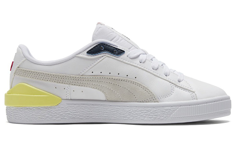 PUMA Suede Bloc 'White Yellow Pear' 380705-01