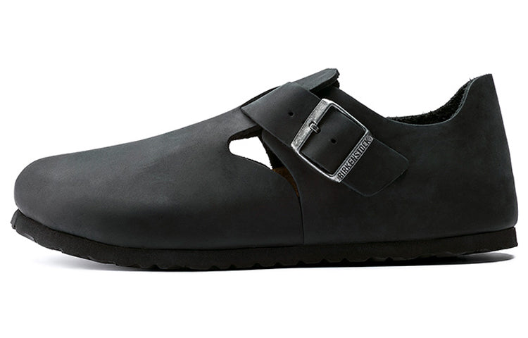 Birkenstock London Oiled Leather 'Black' 166541