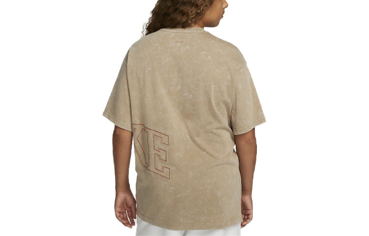 (WMNS) Nike Fadeaway Logo Tee 'Khaki' DX5835-247