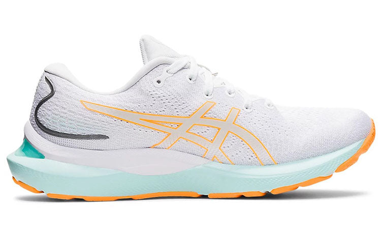 (WMNS) ASICS Gel-Cumulus 24 'White Orange Pop' 1012B206-100