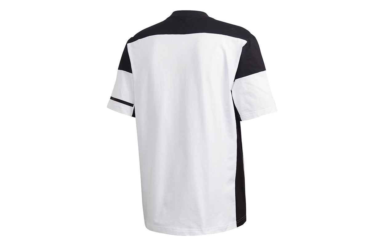 adidas ZNE TEE Running Gym Training Colorblock Short Sleeve White FR7146