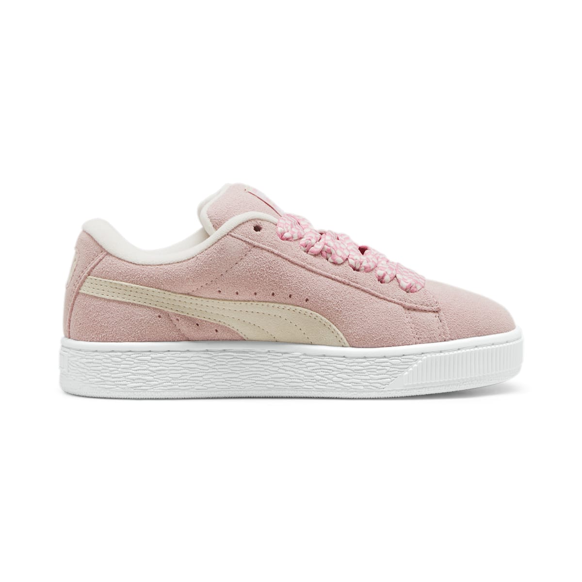 (WMNS) PUMA Suede XL Lace 'Mauve Mist White' 398310-02