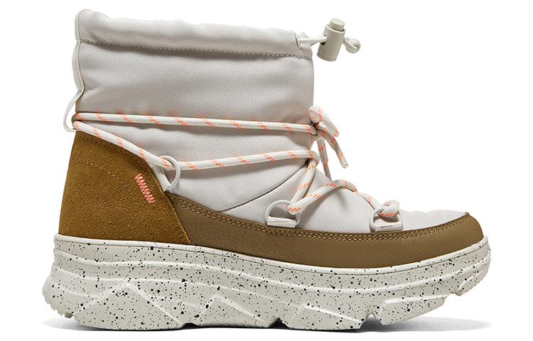 (WMNS) Skechers Bobs MT. PEAK 'White Brown' 117311-NAT