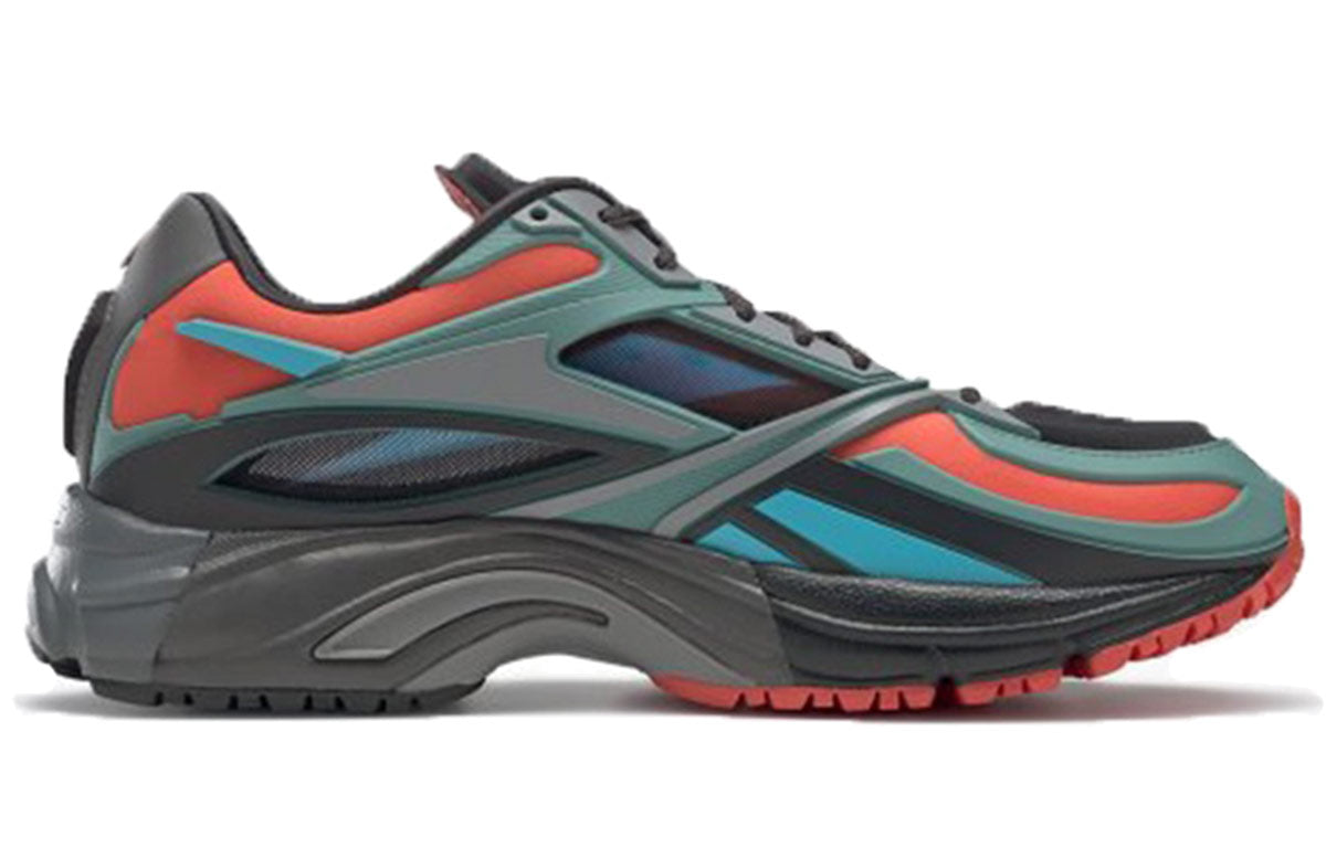 Reebok Unisex Premier Road Modern Running Shoes Grey/Green/Orange FZ1690