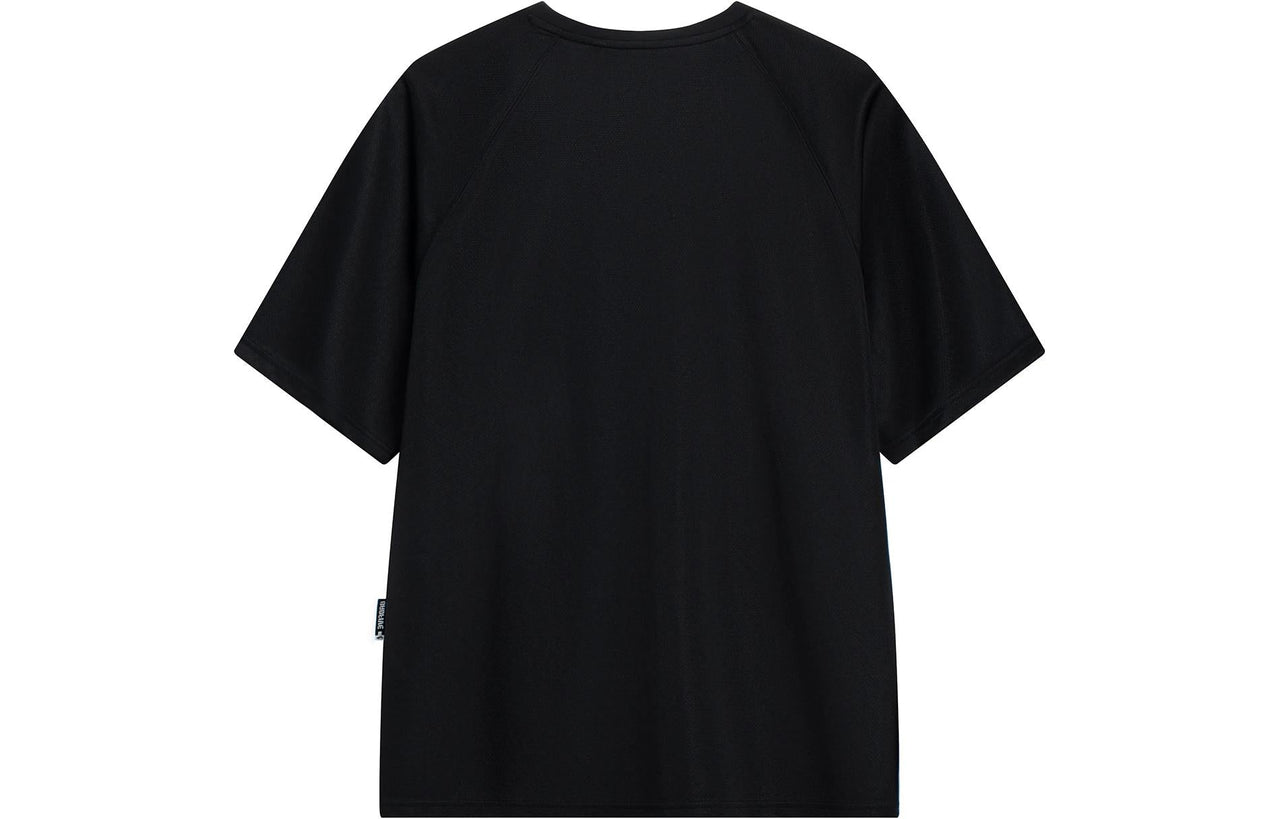 Li-Ning BadFive Logo T-shirt 'Black White' ATST087-2