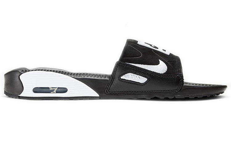 (WMNS) Nike Air Max 90 Slide 'Black White' CT5241-002