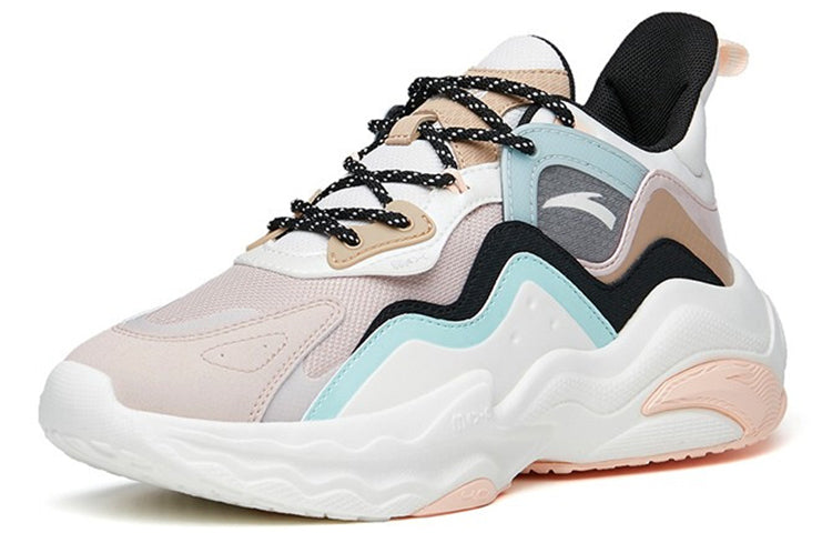 (WMNS) ANTA Mix4 Low 'Grey White Black' 122218812-4
