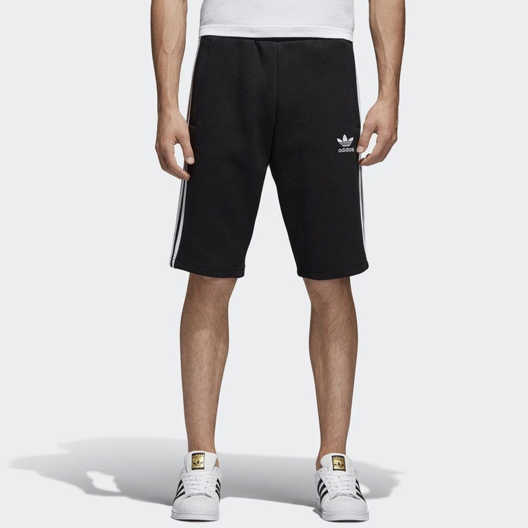 adidas originals Logo Printing Stripe Sports Shorts Black CE1542