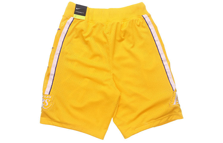 Nike NBA Los Angeles Lakers SW Fan Edition Basketball Shorts Yellow CD2625-728