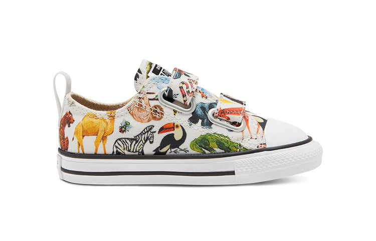 (TD) Converse Chuck Taylor All Star 2v Little White/Multi 768463C