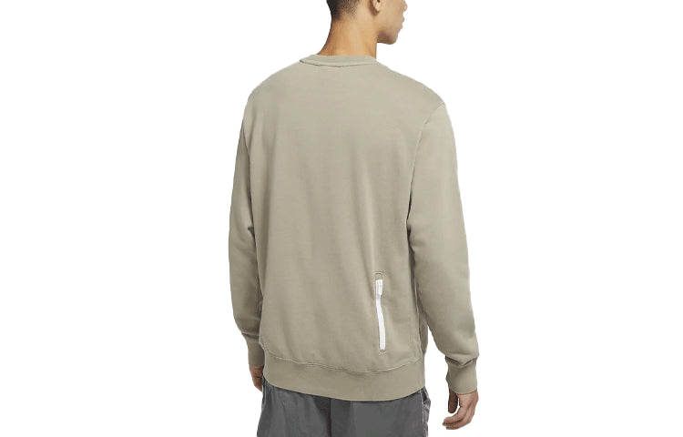 Nike Nsw French Terry Logo Printing Round Neck Pullover Long Sleeves 'Moon Lime' DD4665-087