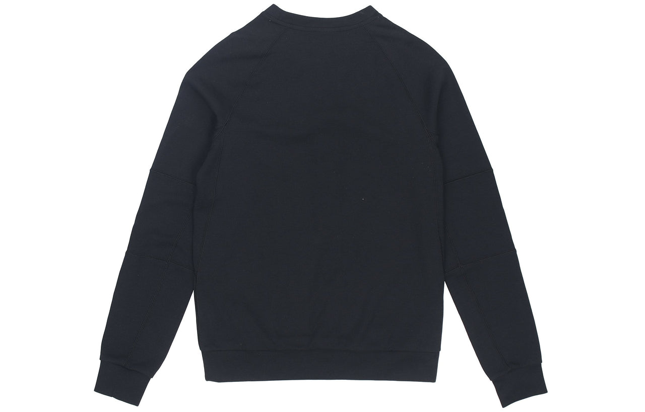 Nike Casual Sports Knit Round Neck Hoodie Men's Black DJ0349-010