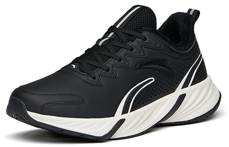 ANTA Running Series Sneakers Fleeced 'Black White' 112145523-12