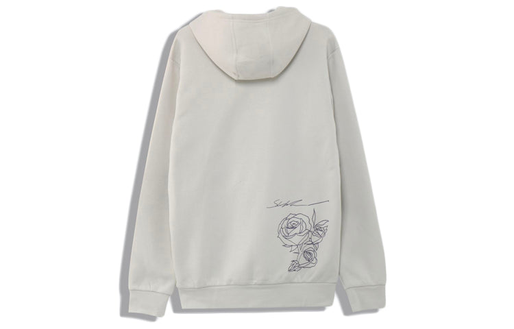 adidas Dame Wiebe Hdy Alphabet Pattern Printing hooded Drawstring White GE1067