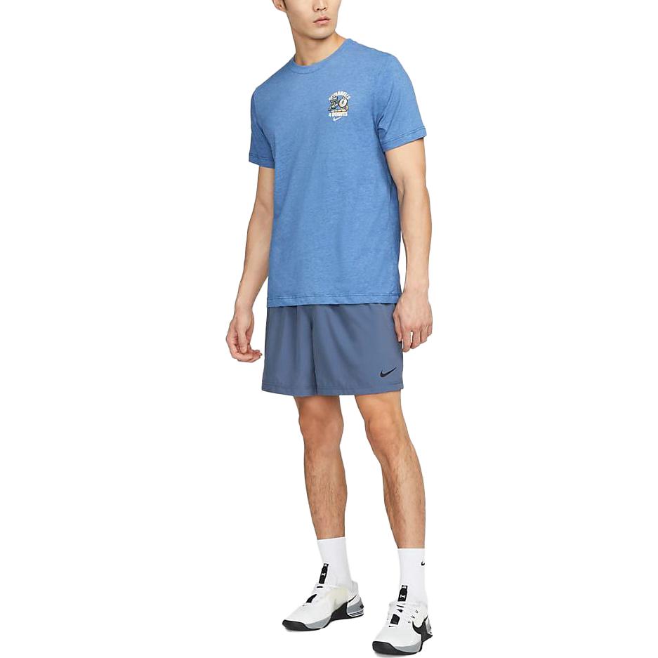 Nike Dri-fit Training T-Shirt 'Blue' FD0138-456