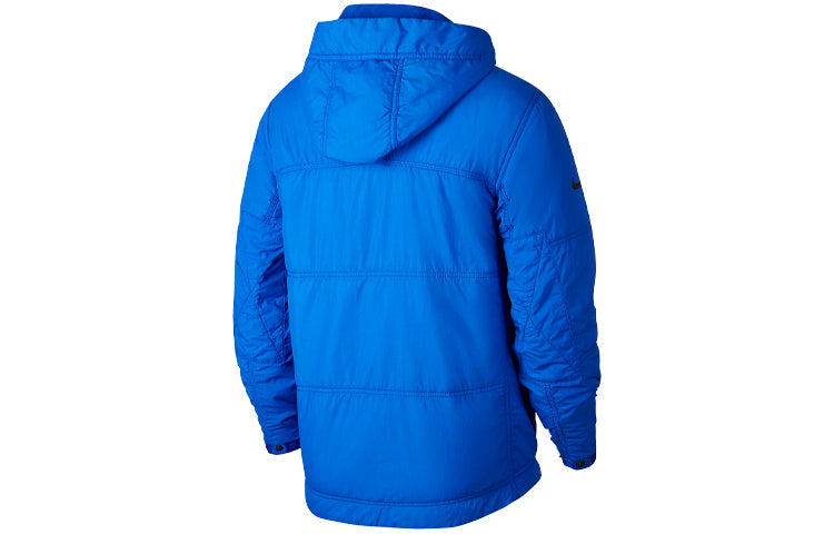 Men's Nike Sports Hooded Padded Jacket Royal Blue BV4790-480