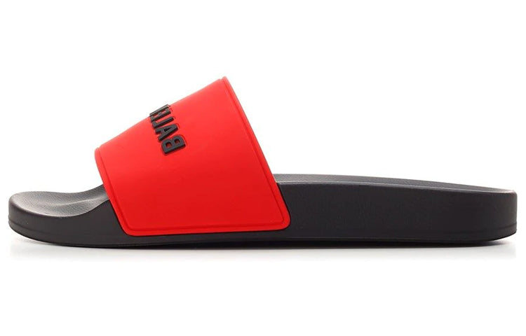 Balenciaga Pool Slides 'Blood Red' 565826W1S8A6410