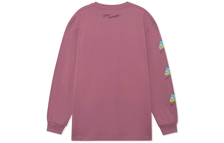 Li-Ning x Steven Harrington Graphic Sweatshirt 'Pink' AHSRC15-1