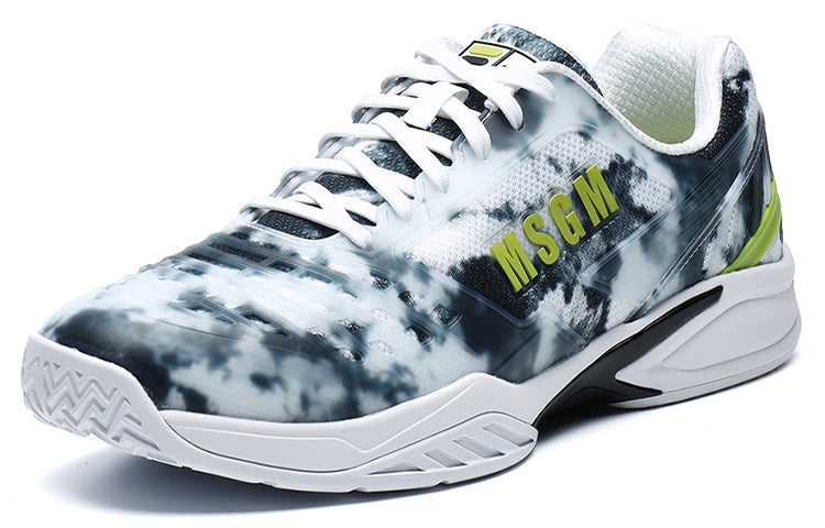 MSGM x FILA Heritage-FHT Low-Top White/Black/Bandhnu A12M122302FWB