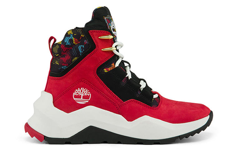 (WMNS) Timberland Madbury Side Zip Sneaker Boots 'Red Nubuck' A2PUA