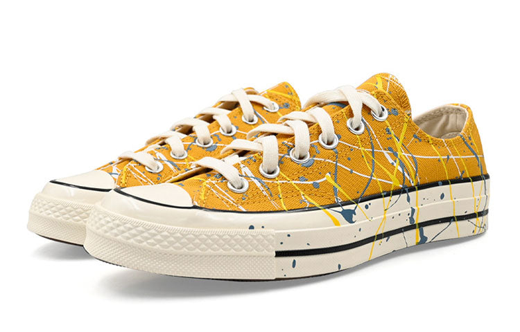 Converse Chuck 70 Low 'Paint Splatter - Sunflower Gold' 170804C