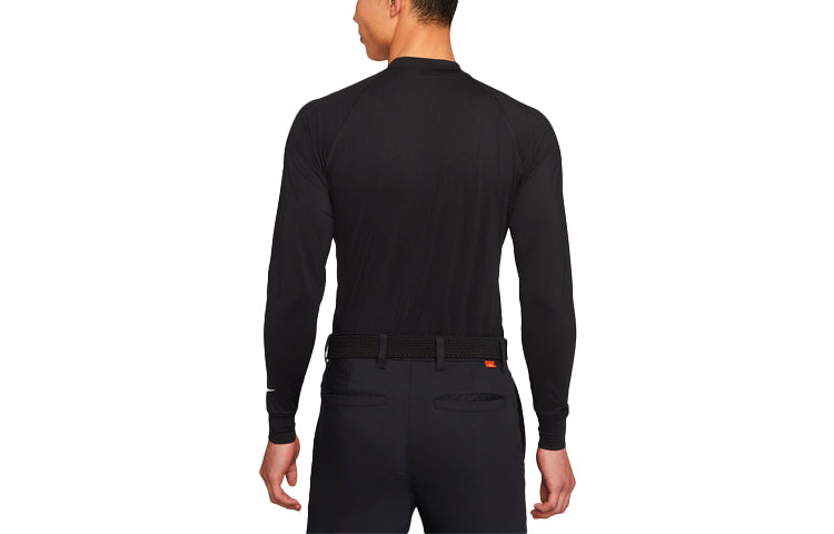 Nike MENS Dri-FIT Vapor Golf Stand Collar Long Sleeve Black CU9803-010