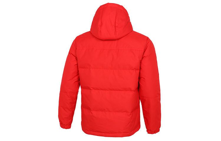 adidas neo M Dwn Wnt Prka Stay Warm Windproof hooded down Jacket Red H45279