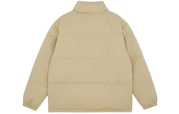 New Balance Warm and Windproof Sports Down Jacket 'Beige Grey' AMJ14306-BEI