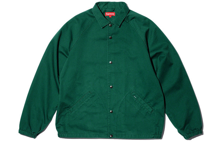 Supreme x Antihero Snap Front Twill Jacket 'Green Red' SUP-FW20-322