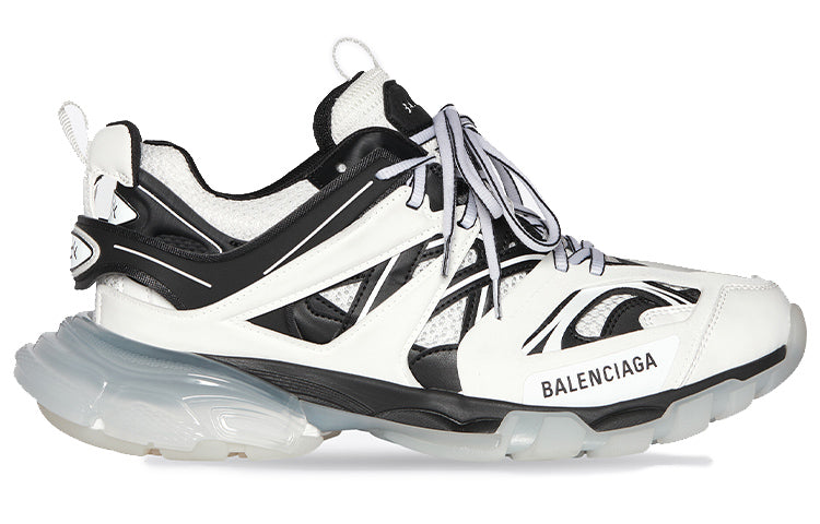 Balenciaga Track Sneaker 'Clear Sole - White Black' 647742W3BZ29010