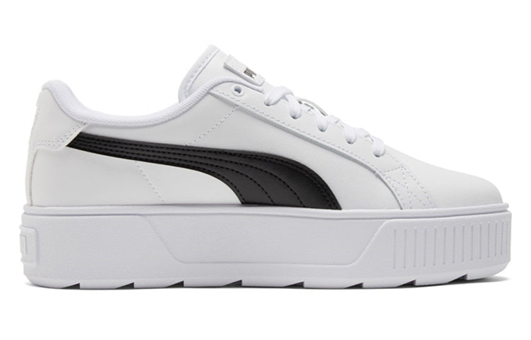 (WMNS) PUMA Karmen Leather 'White Black' 384615-02