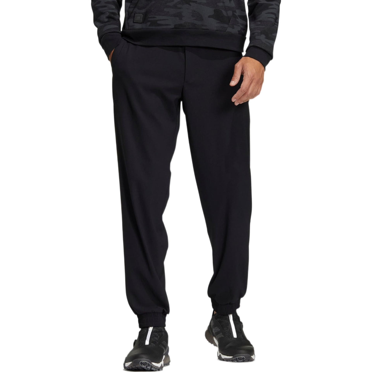 adidas Solid Color Bundle Feet Golf Sports Pants Men's Black HG3253