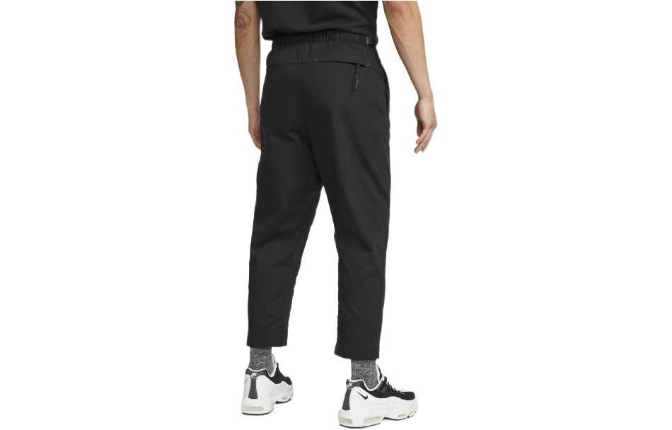Men's Nike Solid Color Lacing Sports Pants/Trousers/Joggers Black DM5548-010